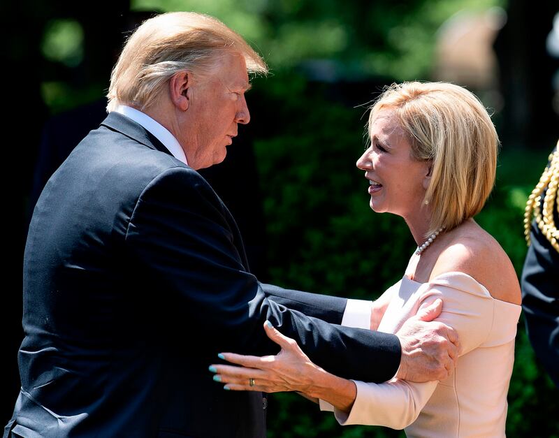 Paula White and Donald Trump
