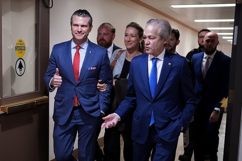 President-elect Donald Trump's nominee to be Secretary of Defense Pete Hegseth.