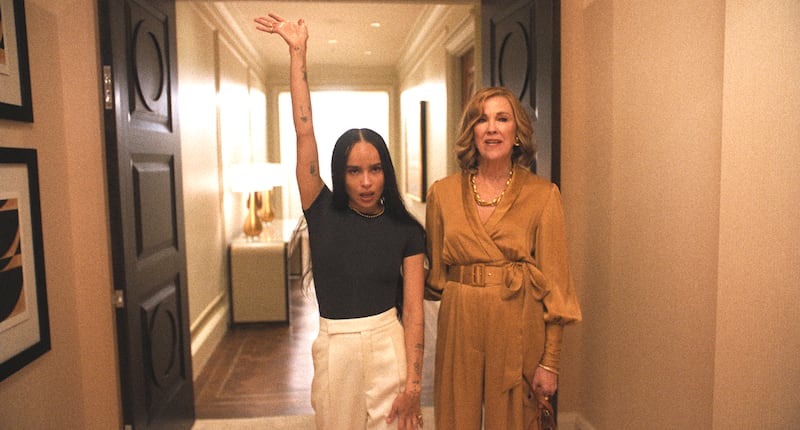 Zoë Kravitz and Catherine O’Hara in The Studio.