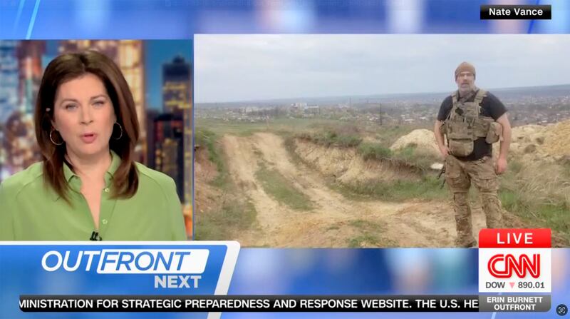 Nate Vance, JD Vance's cousin, shares photos of himself fighting in Ukraine.