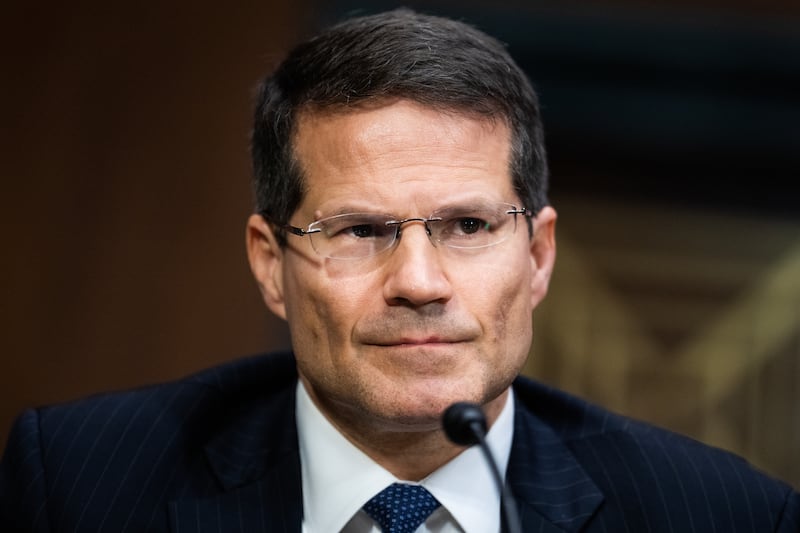 John Sauer testifies during his Senate Judiciary Committee confirmation hearing in February. He argued in front of the Supreme Court on Thursday that district judges should not be able to put nationwide injunctions in place.