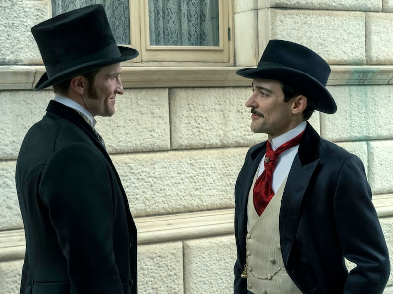 Claybourne Elder and Blake Ritson.