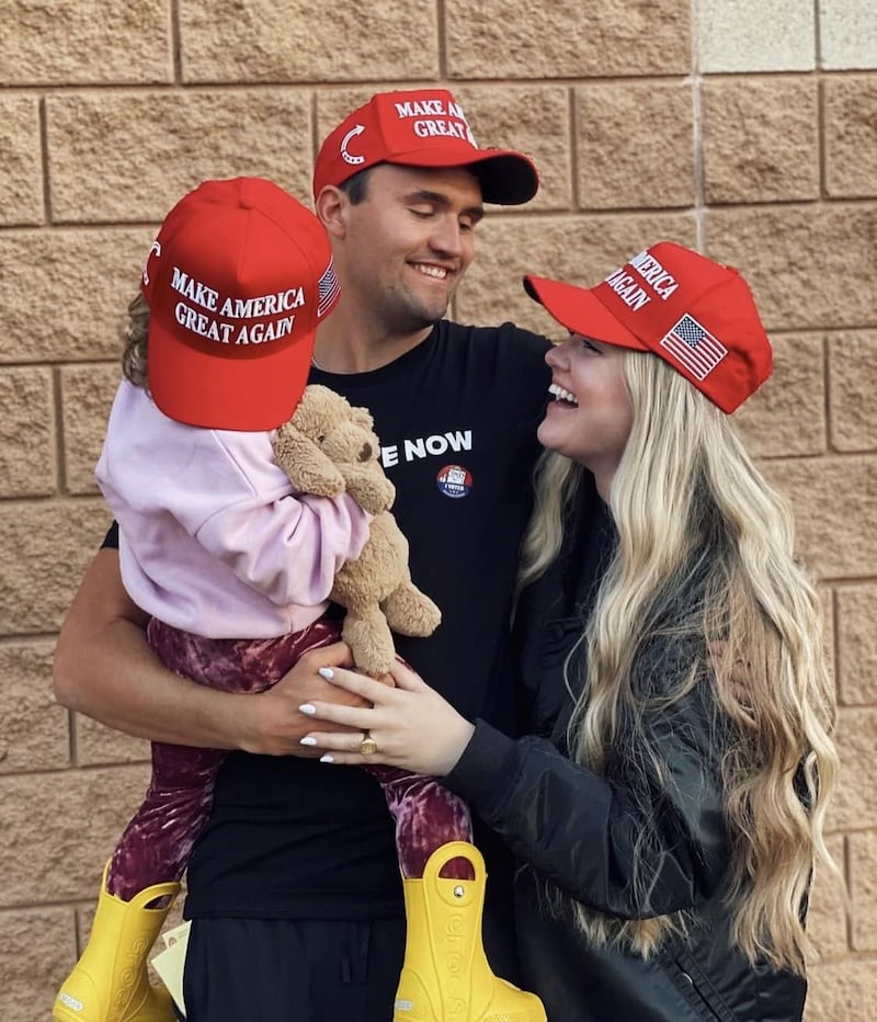 Charlie Kirk, Erika Frantzve