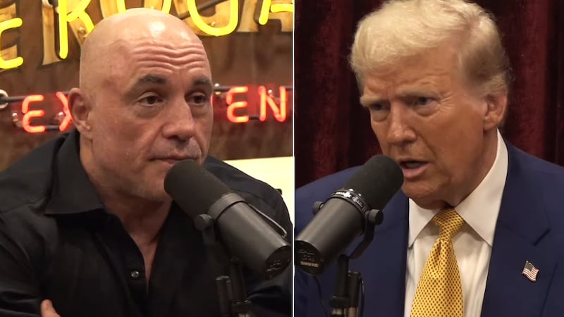 Joe Rogan and Donald Trump