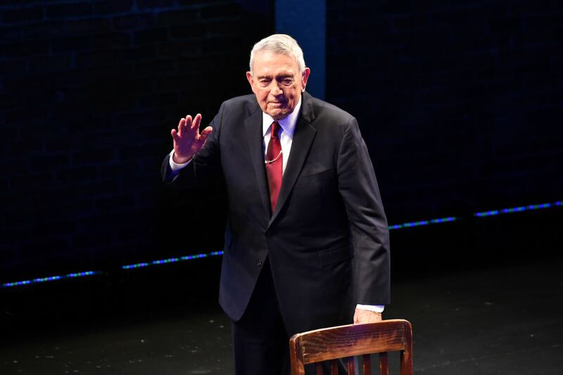 Dan Rather is seen onstage during "Stories of a Lifetime" presented by Audible at the Minetta Lane Theatre on February 18, 2020 in New York City. (Photo by Craig Barritt/Getty Images for Audible)