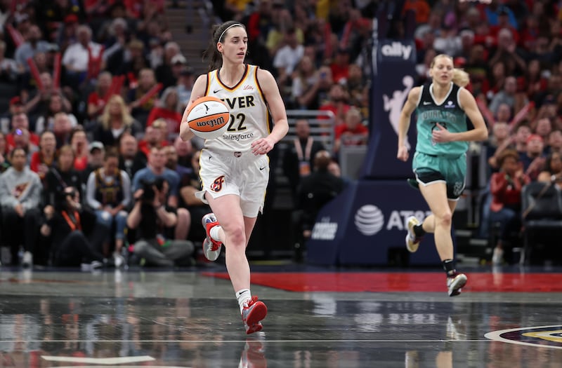 Caitlin Clark #22 of the Indiana Fever.