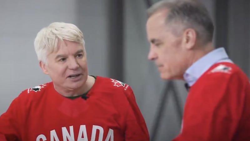 Mike Myers in a new Mark Carney ad.