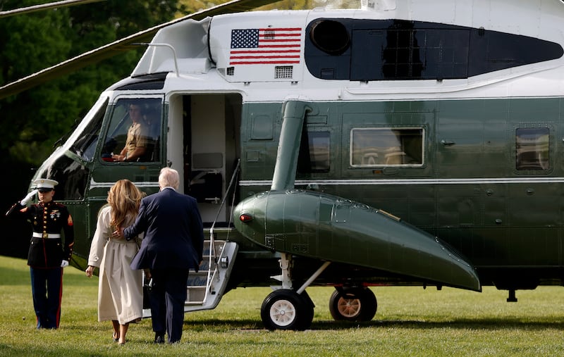 Donald and Melania Trump.