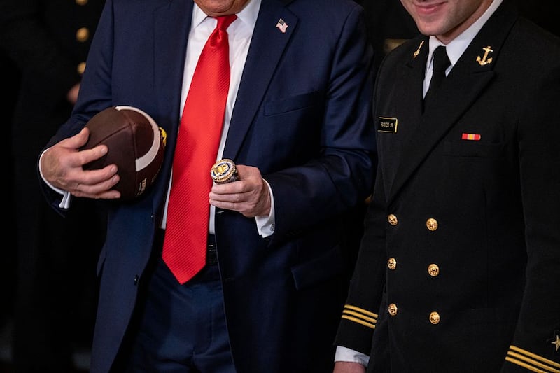 In April, it was seen again during a presentation ceremony for the Commander-in-Chief Trophy in Washington, D.C. as Trum