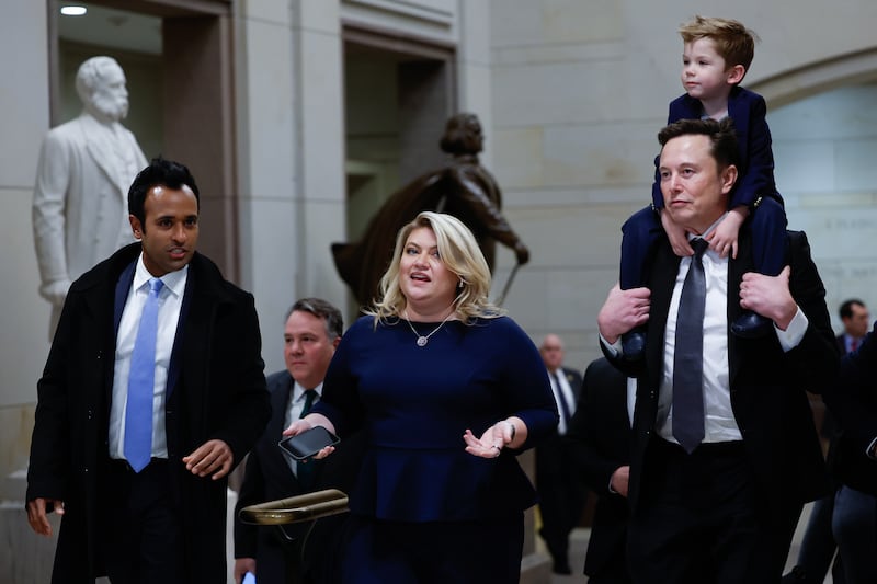 Elon Musk and Vivek Ramaswamy are billionaires in Trump's administration.
