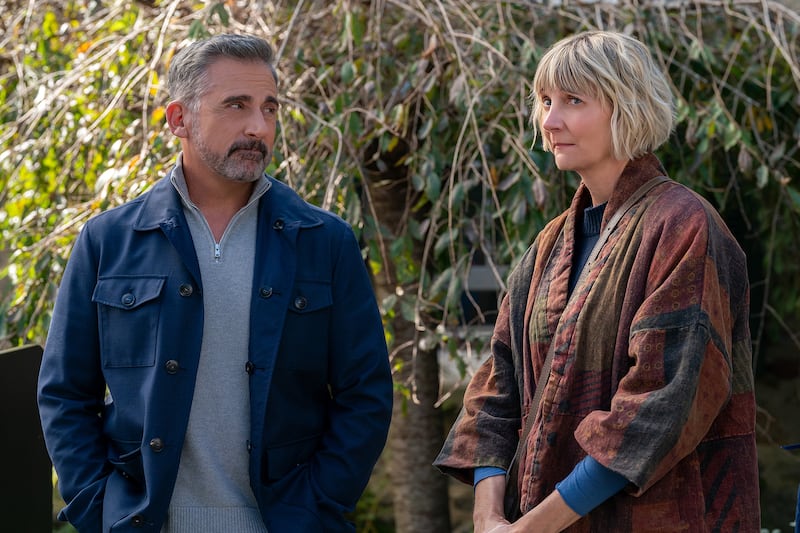 Steve Carell and Kerri Kenney.