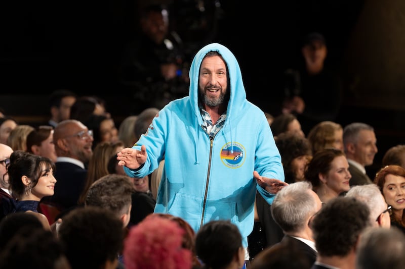 Adam Sandler at the 2025 Academy Awards.