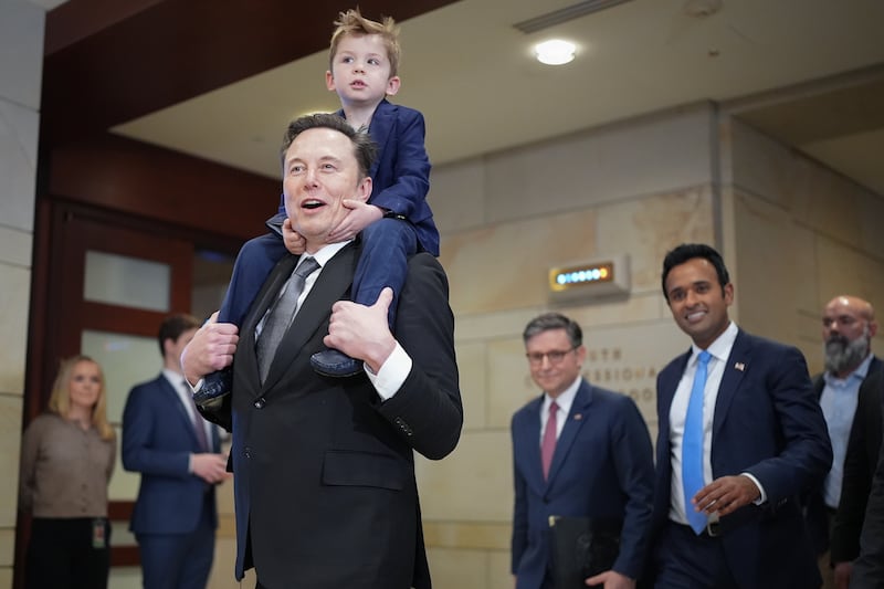 Elon Musk and Vivek Ramaswamy.