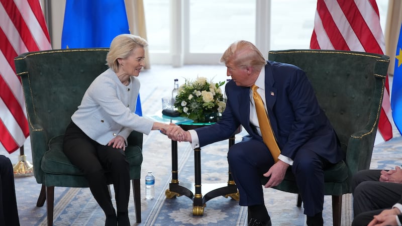Donald Trump on Sunday announced a trade deal with the EU.