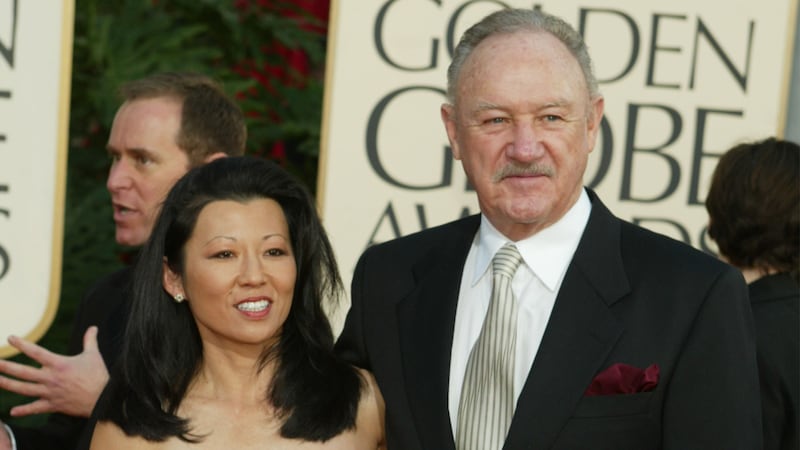 Gene Hackman arrives at the 60th Annual Golden Globe Awards held at the Beverly Hilton Hotel in Los Angeles, CA on January 19, 2003. Photo by Kevin Winter/Getty Images.