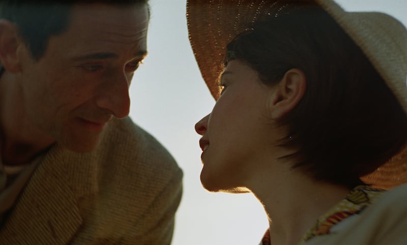 Adrien Brody and Felicity Jones.