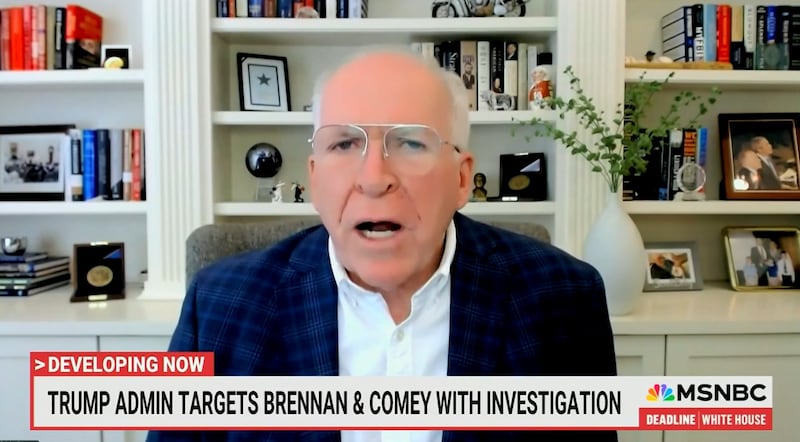 Former CIA director John Brennan speaks to MSNBC.