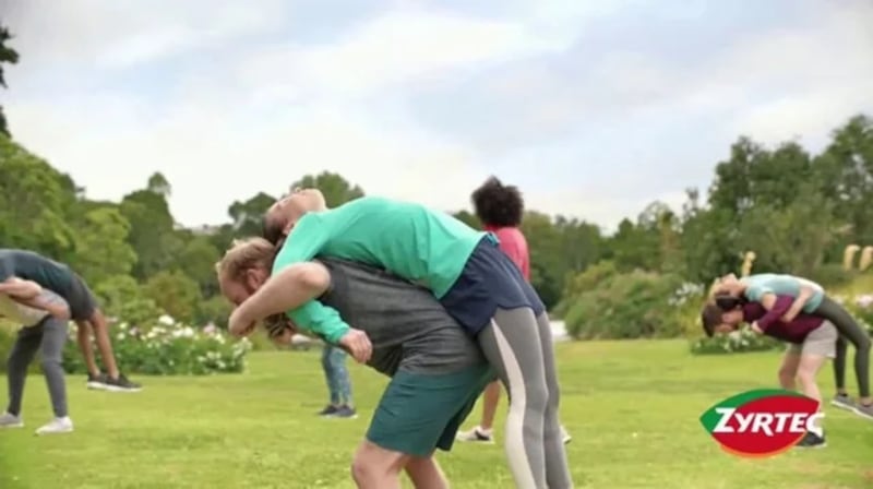 A still from a Zyrtec commercial