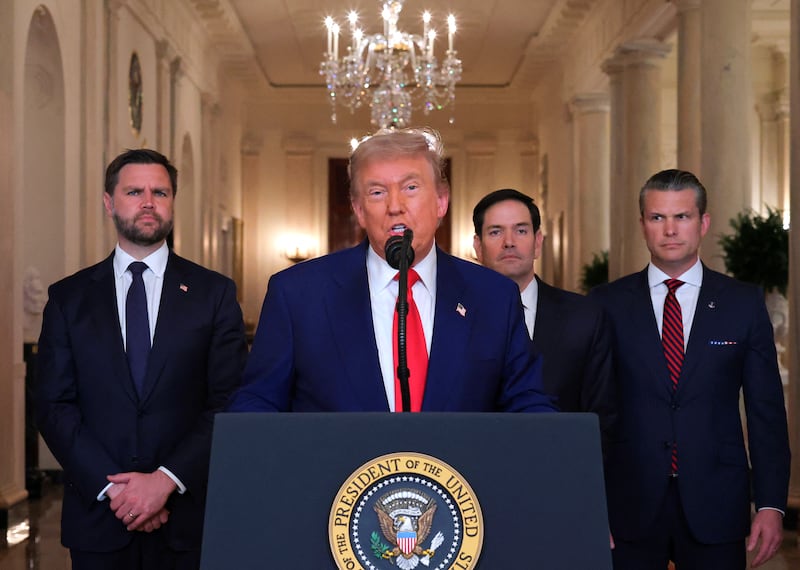 Trump announced that he bombed three Iranian nuclear sites over the weekend.