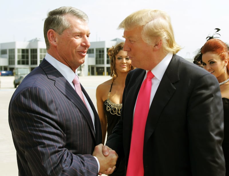 Vince McMahon and Donald Trump