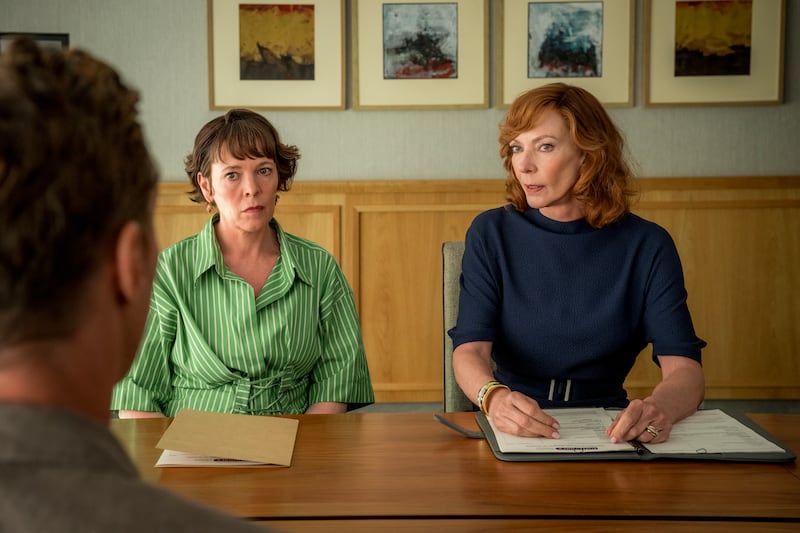 Olivia Colman and Allison Janney