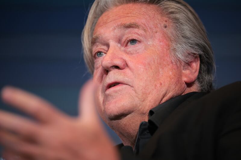President Donald Trump pardoned Steve Bannon during his first term in office.