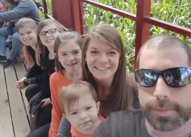 Christopher Landry, 46, has five American children.