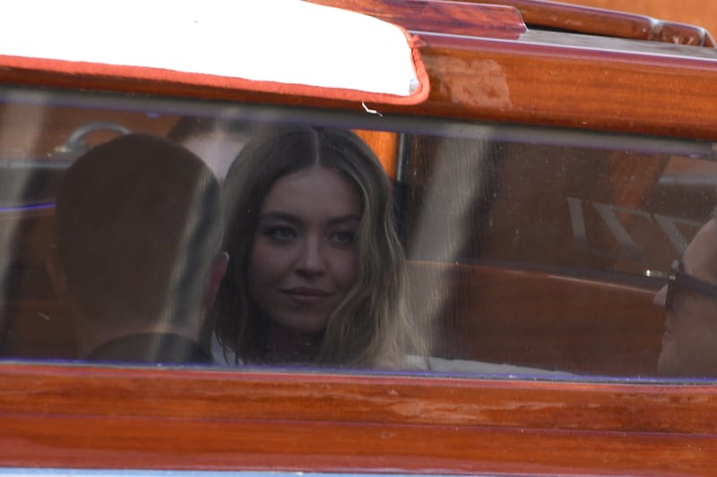 Sydney Sweeney sighting ahead of the Jeff Bezos and Lauren Sanchez wedding