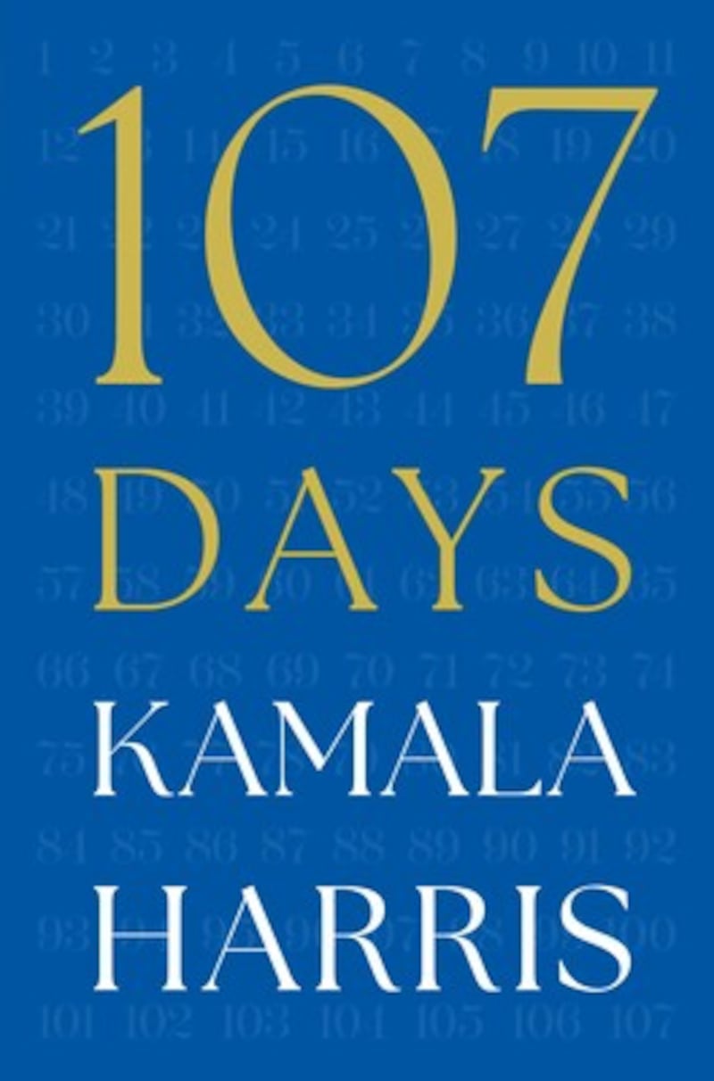 Kamala Harris's book is published in September.