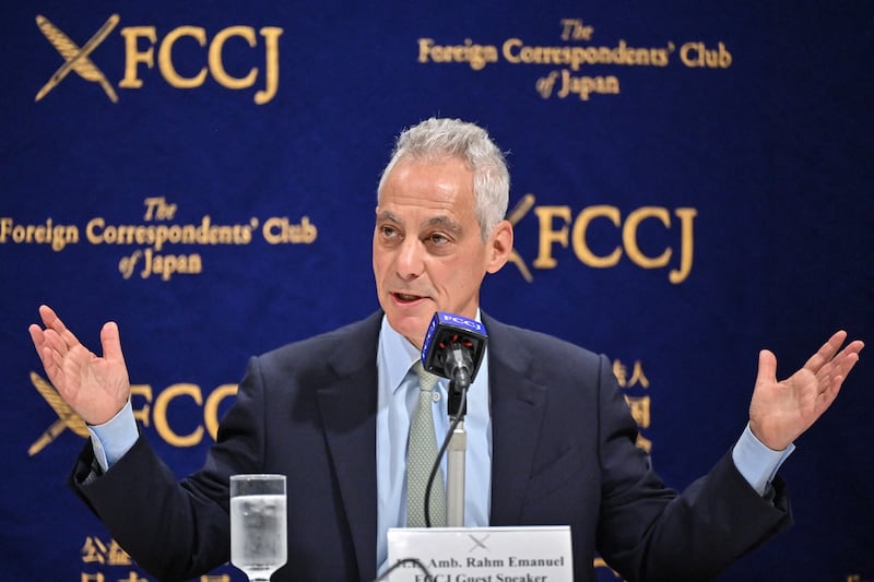 Former Chicago mayor Rahm Emanuel said that nothing is set in stone and a 2028 presidential run is still up in the air.