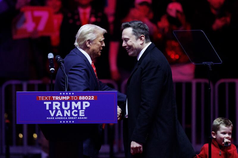 Donald Trump and Elon Musk