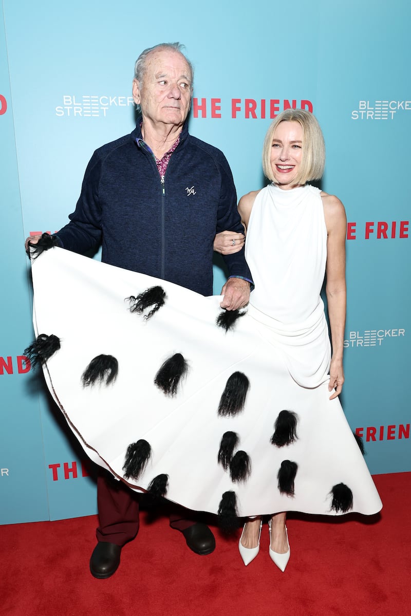 Bill Murray and Naomi Watts attend the New York premiere of their new film, ‘The Friend.’