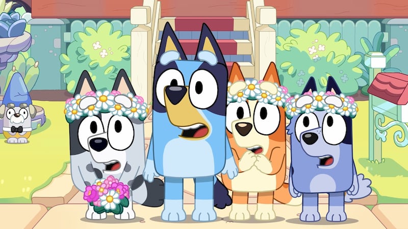 A photo still from 'Bluey'
