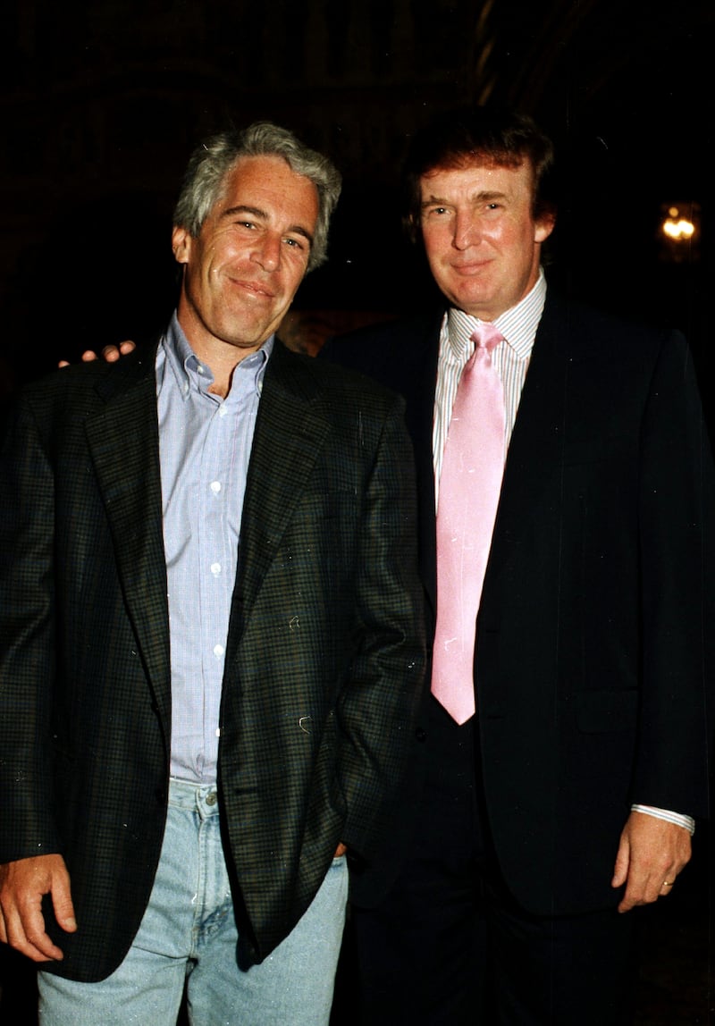 Trump with Epstein