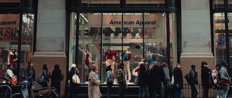 Photo from "Trainwreck: The Cult of American Apparel"
