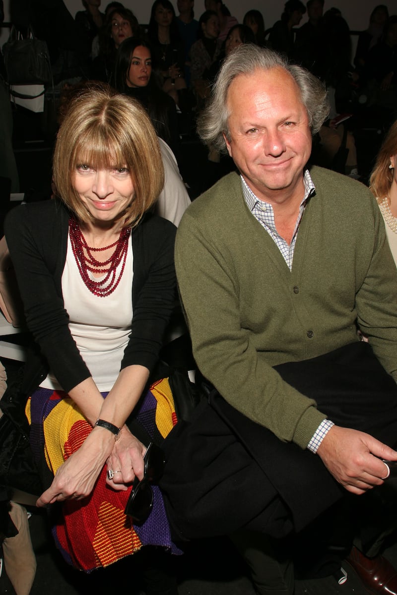 Anna Wintour (L) and Graydon Carter (R)