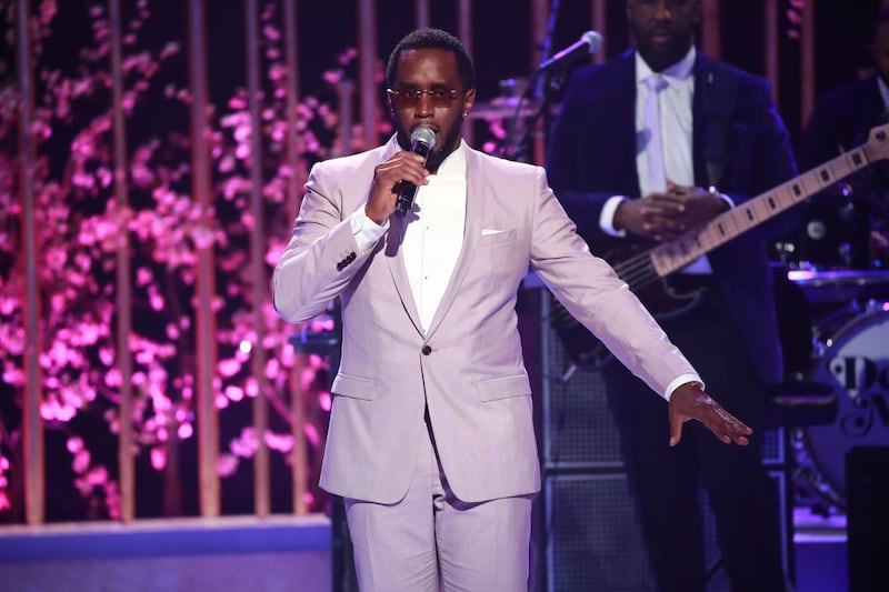 Producer Sean Combs speaks onstage during VH1's 3rd Annual "Dear Mama: A Love Letter To Moms" show.