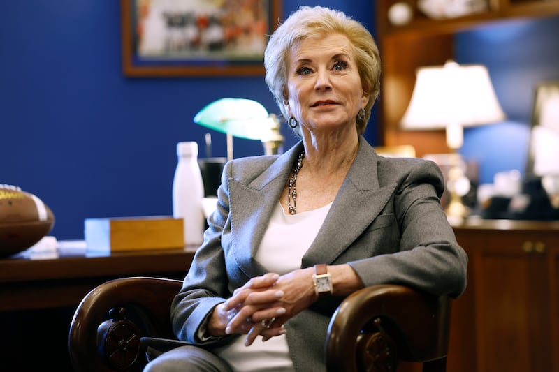 Linda McMahon.