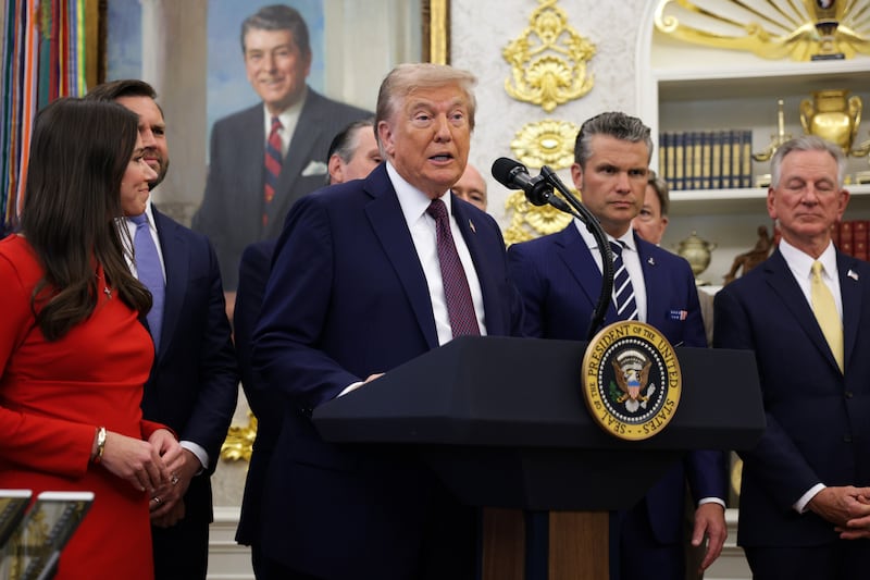 President Donald Trump said on Tuesday that the federal government would send troops into Chicago but did not say when. He also complained that he wanted Gov. J.B. Pritzker to call him and ask him to send them in.