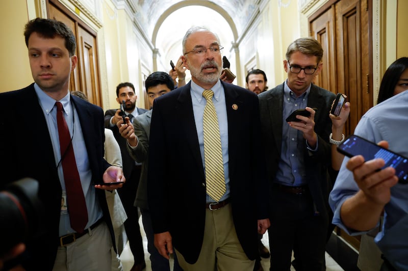 Freedom Caucus Chair Rep. Andy Harris told reporters a key vote would not pass on July 02, 2025 as House Republicans work to move forward with President Donald Trump's megabill despite conservatives taking issue with the Senate-passed version of the bill.