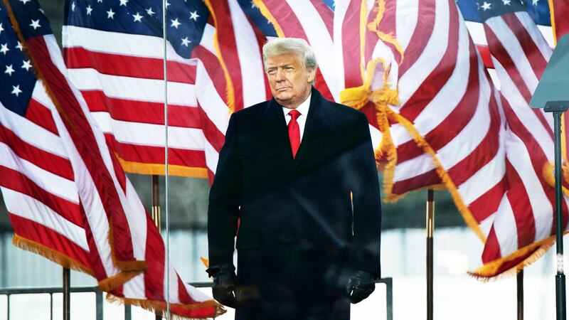 A photo including former U.S. President Donald Trump