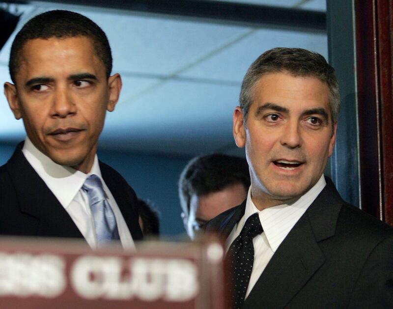 Clooney and Obama
