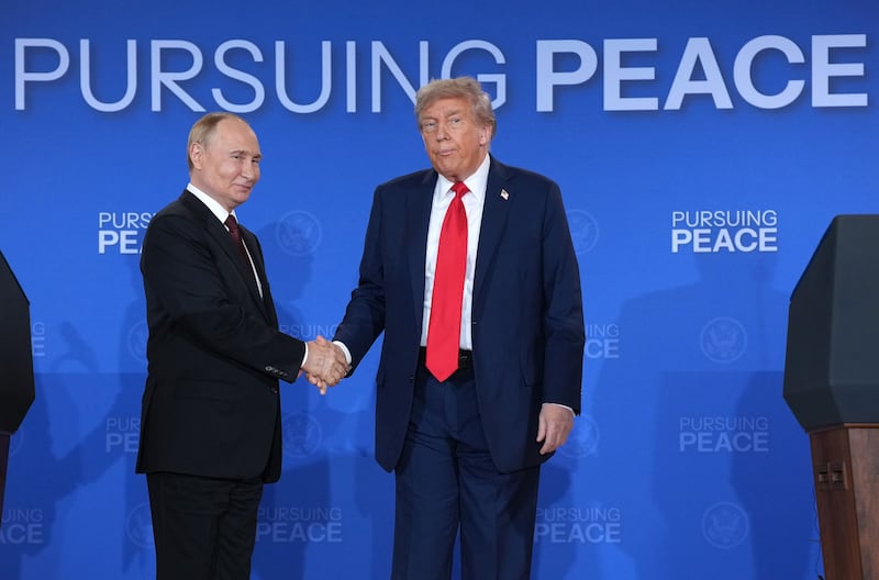 Donald Trump and Vladimir Putin