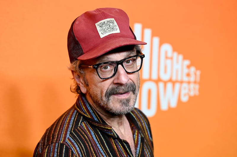Marc Maron at Apple Original Films And A24's "Highest 2 Lowest" Los Angeles Premiere held at The Academy Museum on August 13, 2025 in Los Angeles, California. (Photo by Gilbert Flores/Variety via Getty Images)