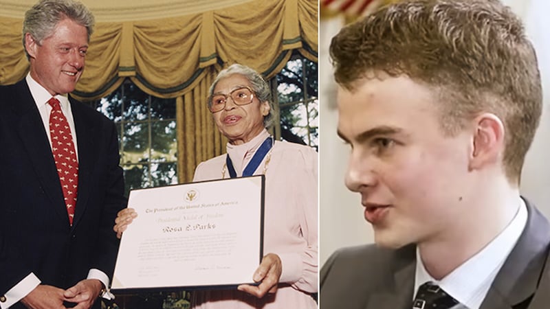 Bill Clinton, Rosa Parks, Edward Coristine
