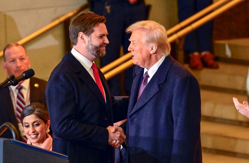 Donald Trump with JD Vance