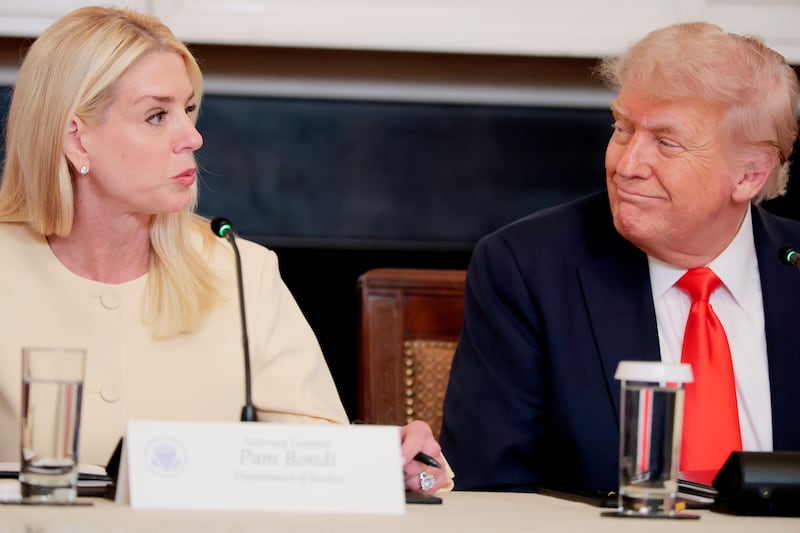 Bondi and Trump
