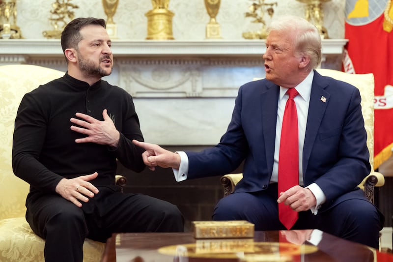 President Trump shouted at Ukraine's Volodymyr Zelensky: "You're not acting at all thankful. It's not a nice thing."