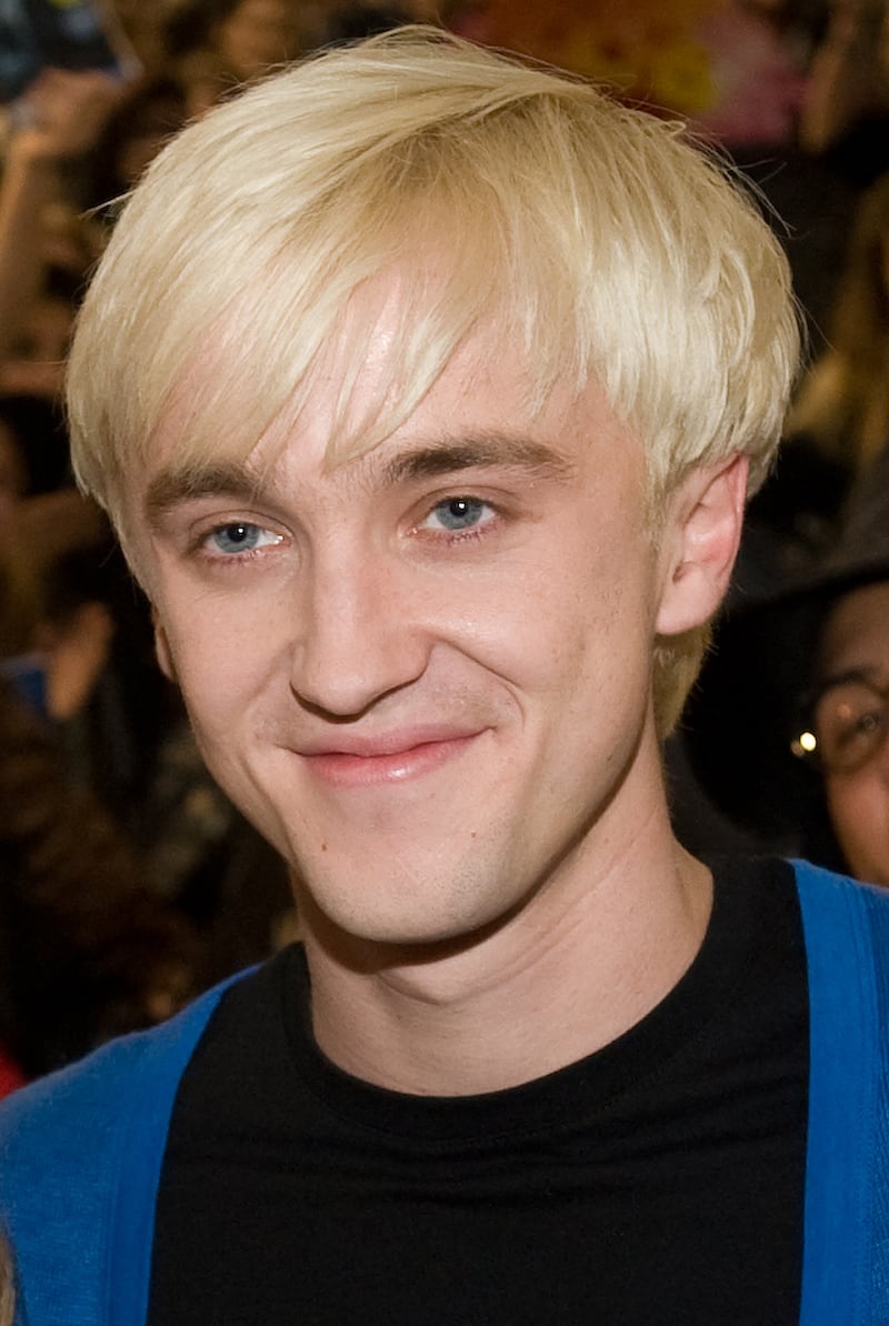 Lauren bears a striking resemblance to the bleached blonde Tom Felton, who played "Draco Malfoy" in the Harry Potter film series.