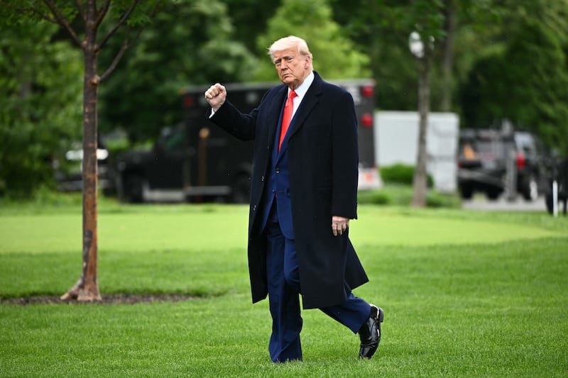 President Donald Trump departs the White House the same day his "big, beautiful bill" was passed in the House, but the bill has some provisions that experts warn would undermine democracy.